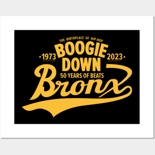 Boogie Down Bronx lettering - 50 years of Hip Hop Posters and Art